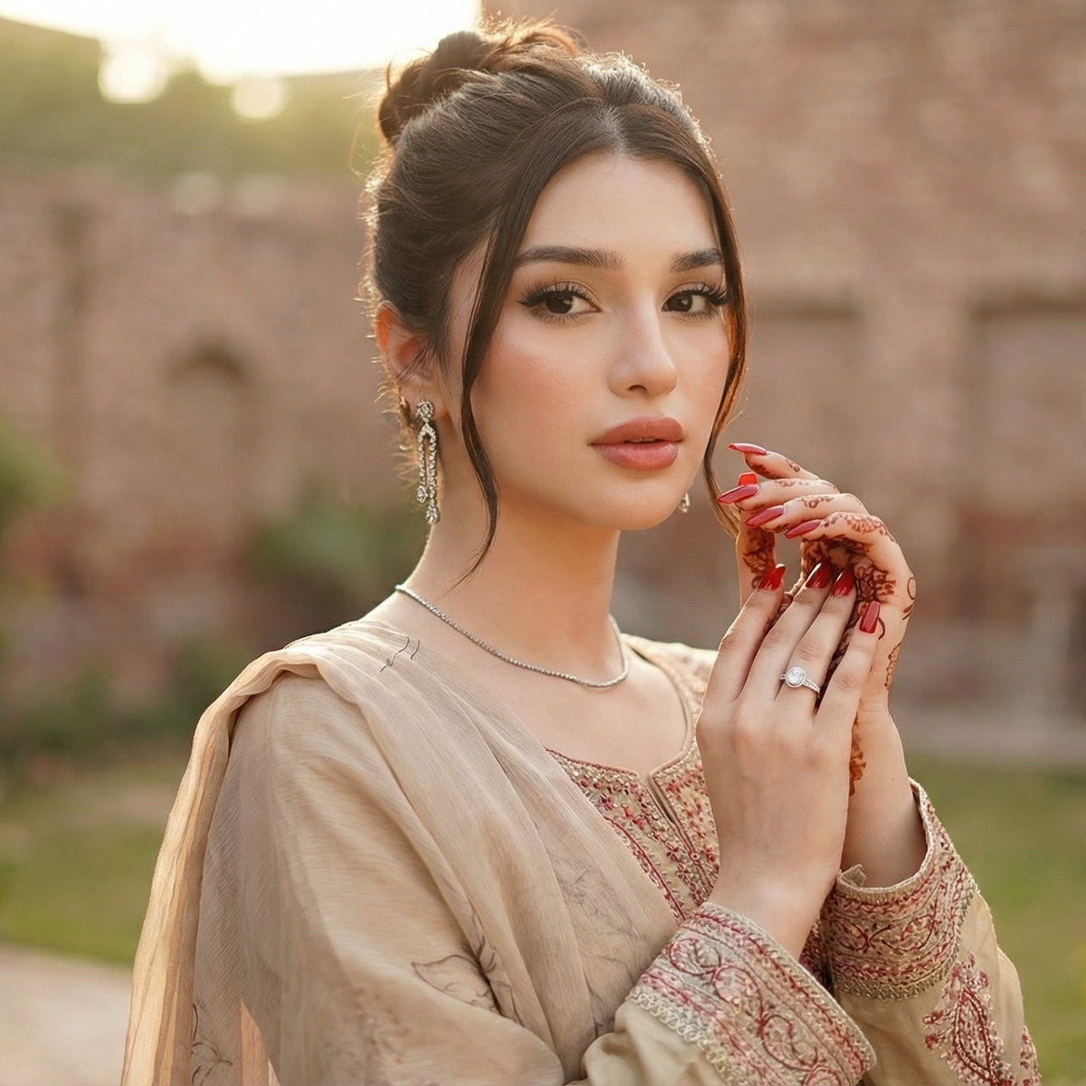 Noor-Jahan | Embroidered 3-Piece Cotton-Lawn