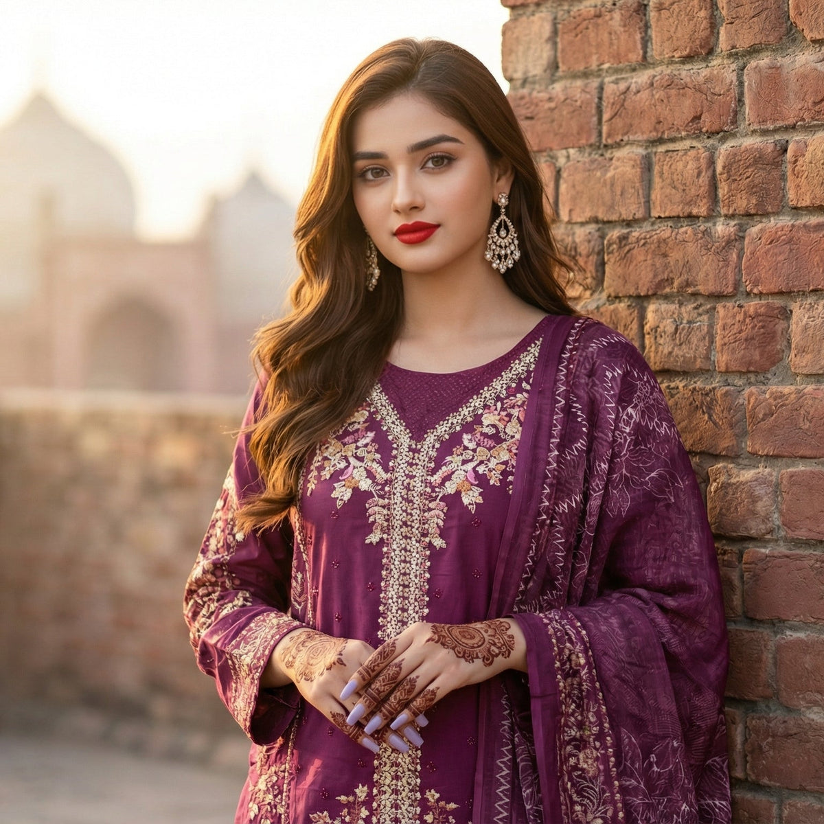 Gul-e-Aab | Embroidered 3-Piece Cotton-Lawn