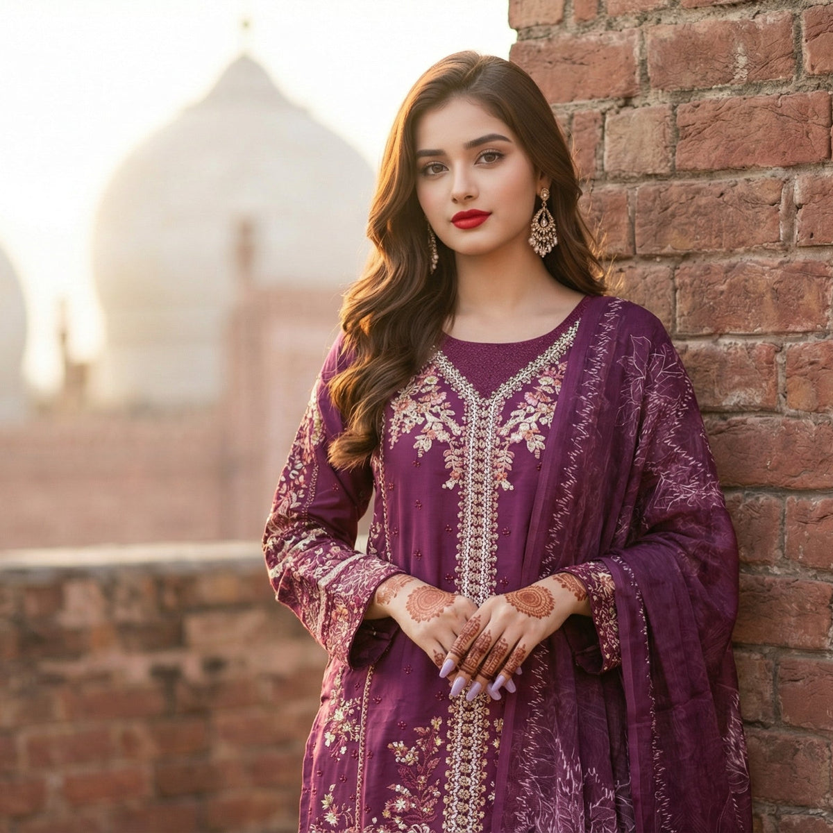 Gul-e-Aab | Embroidered 3-Piece Cotton-Lawn