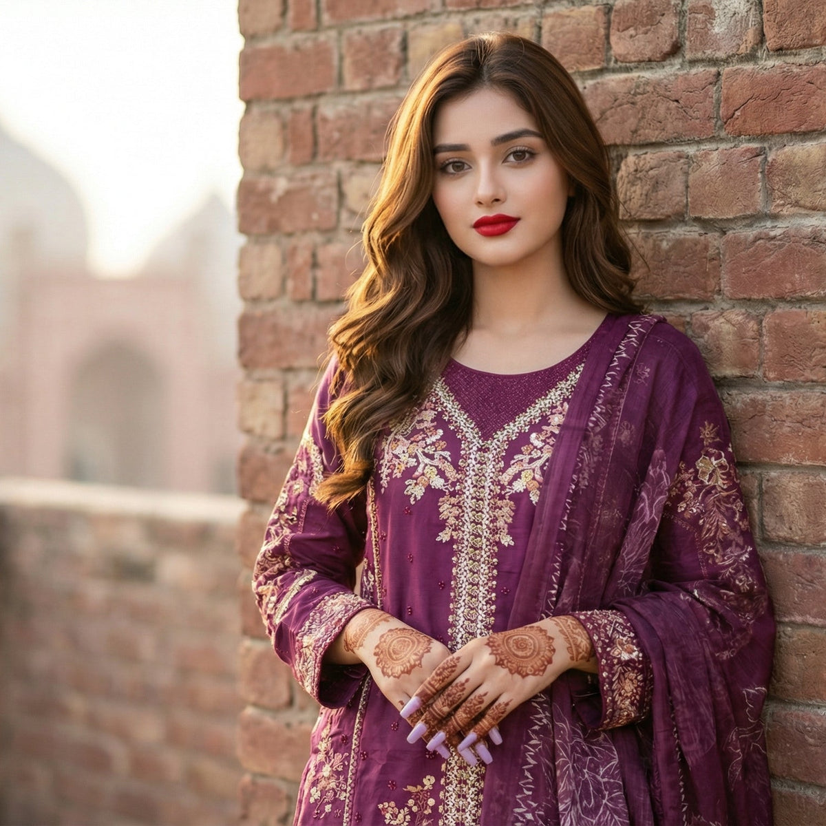Gul-e-Aab | Embroidered 3-Piece Cotton-Lawn