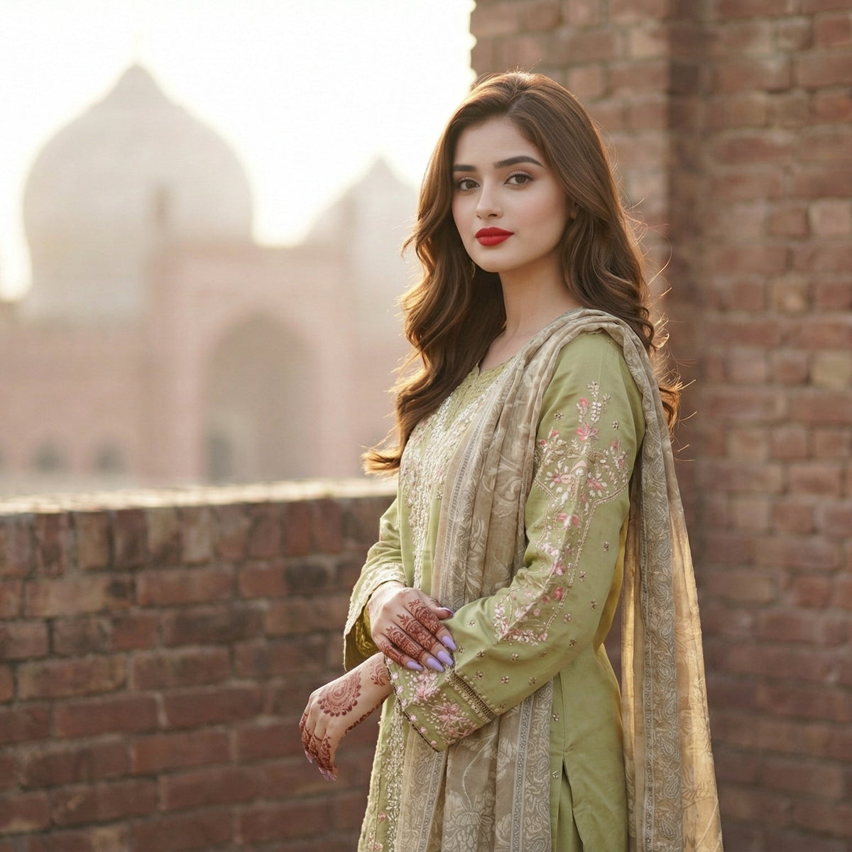 Zeenat-e-Bagh | Embroidered 3-Piece Cotton-Lawn