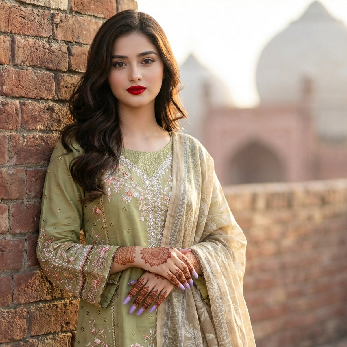 Zeenat-e-Bagh | Embroidered 3-Piece Cotton-Lawn