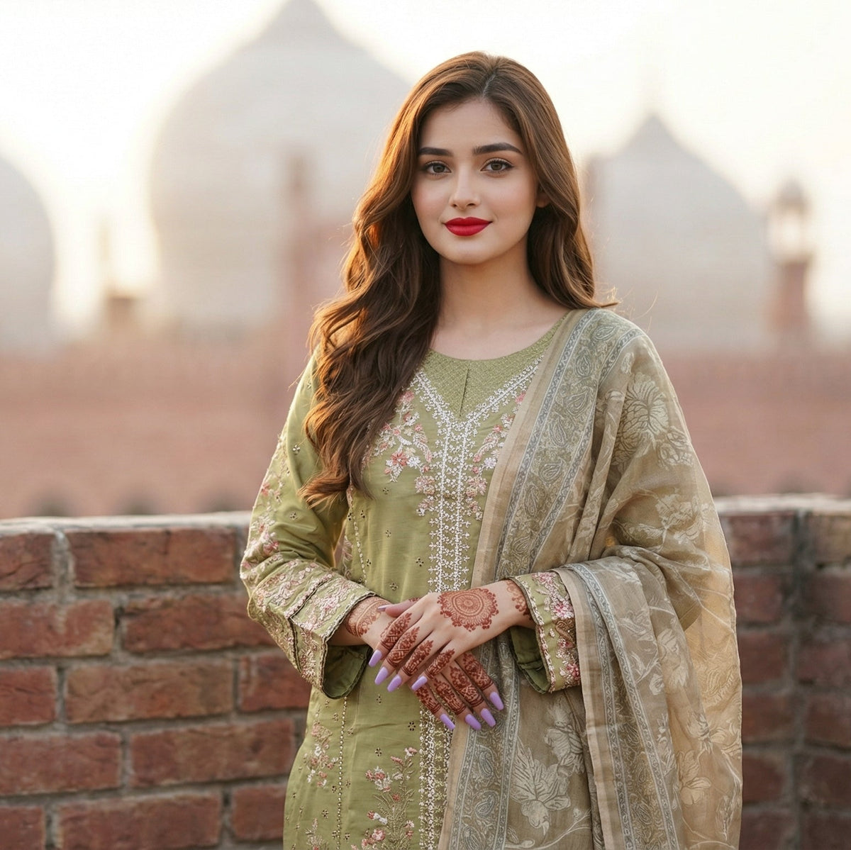 Zeenat-e-Bagh | Embroidered 3-Piece Cotton-Lawn